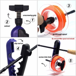 Colorful Fishing <b>Rod</b> Reel Winder <b>Plastic</b> Manual Reel Winding Fishing Accessories - Product Image 4