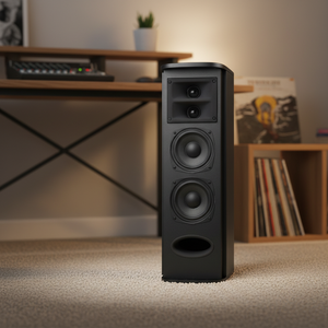 Professional 100W 4ohm Aluminum Alloy Unit <strong>Line</strong> <strong>Array</strong> Acoustic Column <strong>Speaker</strong> for Digital Courts Conference - Product Image 1