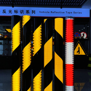 Tự dính Pet đôi-màu giao thông rào cản phản chiếu phim Vinyl tấm cho giao thông cảnh báo an toàn - Product Image 6