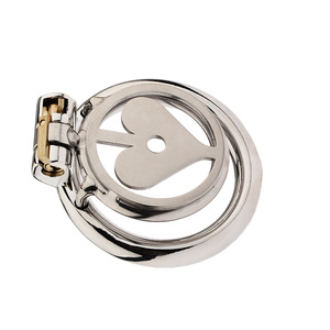 नरम प्लग ट्यूब वाटरप्रूफ बीडीएसएम खिलौने के साथ पेज़ के लिए सबसे ज्यादा बिकने वाली स्टेनलेस स्टील दिल के आकार की शुद्धता लॉक - Product Image 4