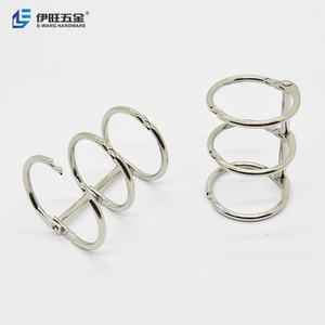 YIWANG Custom Silver 30mm Metal Calendar Loose Leaf Ring Binder Clips - Product Image 3