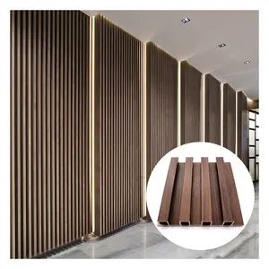 Buen precio económico impermeable y anti-insectos WPC interior co-extrusión pared PVC panel techo suelo cubierta