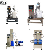 Machine de remplissage de liquide semi-automatique 20L pour contenants antigel glycol éthanol Remplisseur d'eau de 5 gallons avec balance