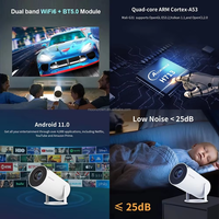 HY300 Pro 3D Smart Android 11 4K Projecteur double Wifi 500g LED LCD Portable 1080p Résolution projecteur led Full hd Home Video 4k