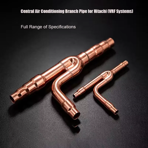 Raccord en cuivre E52SN 102SN 162SN 302SN pour climatisation centrale <span class=keywords><strong>Hitachi</strong></span> VRF, raccord de branche en cuivre de type T - Product Image 4