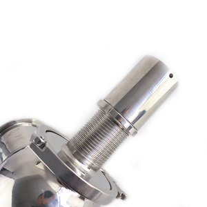 Válvula de seguridad de vapor de acero inoxidable higiénica de grado alimenticio sanitario <span class=keywords><strong>CHYNA</strong></span> PN10 abrazadera soldadura SMS DIN 3A RJT válvula de seguridad de ángulo de unión - Product Image 5
