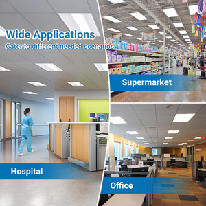 Đèn Chiếu Sáng Gia Đình Đèn Tấm Thép Bảo Hành 5 Năm Đèn Trần <span class=keywords><strong>Led</strong></span> Âm Trần 24W 36W 42W 50W - Product Image 3