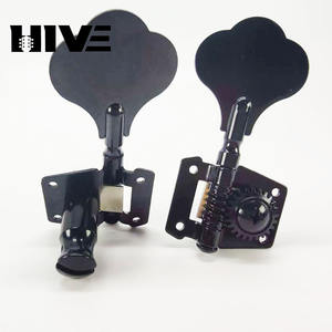 <span class=keywords><strong>Bajo</strong></span> eléctrico de <span class=keywords><strong>4</strong></span> <span class=keywords><strong>cuerdas</strong></span>, pedal abierto, diapasón, clavijas de afinación, perillas de <span class=keywords><strong>cuerdas</strong></span> de Jazz, afinadores de <span class=keywords><strong>Bajo</strong></span> abiertos, pasadores de puente, Plata/negro - Product Image 4