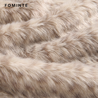 Manteau court en fausse fourrure beige imprimé léopard de luxe pour femme, veste chaude et moelleuse d'hiver avec grand col, élégante et tendance, en peluche, haut de gamme