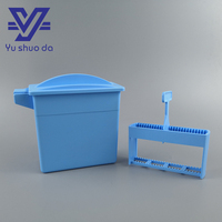 Pathology Plastic Slide Staining Jar and Rack