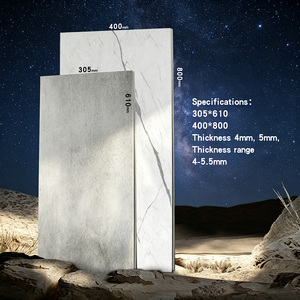 Revêtement mural en carreaux SPC étanches à clipser, aspect travertin, pour <span class=keywords><strong>douche</strong></span>, prêt à être expédié - Product Image 2