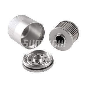 SUMEICHI 재사용 가능한 오일 필터 알루미늄 30 마이크론 빨 스테인레스 스틸 메쉬 필터 - Product Image 6