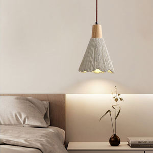 Lustre suspendu minimaliste de style japonais moderne, vintage, à économie d'énergie, garantie 3 ans, <span class=keywords><strong>suspension</strong></span> facile pour chambre à coucher - Product Image 4