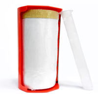 Film de masquage en PE souple pour protection automobile, résistant à l'humidité, pour usage domestique, protection de tapis, traité par soufflage