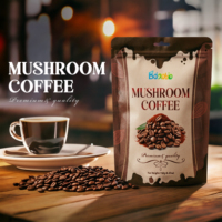 Poudre de café Arabica de qualité alimentaire avec vitamines et champignons, mélange instantané pour boisson, fabrication OEM, marque privée, approvisionnement direct usine