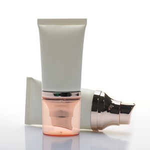 Custom 50ml-200ml White Soft Plastic Tube for <b>Sunscreen</b> BB Cream Transparent Lip Cosmetics Packaging Facecleaner Squeeze Plastic - Product Image 5