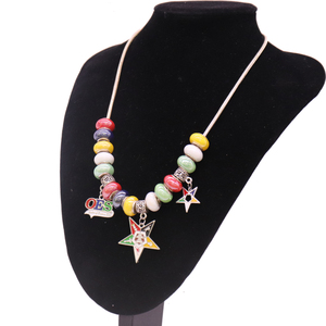 Gioielli di HUSURU nuovi arrivano moda lettera greca Sorority Mason Club OES ordine di orecchini pendenti stella orientale - Product Image 5