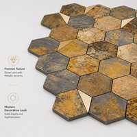 Fabricant professionnel fournisseur d'or mosaïque peler et coller les carreaux