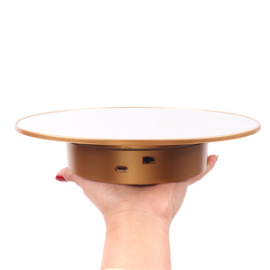 Base Giratoria <span class=keywords><strong>El</strong></span>éctrica para Exhibición, con Espejo, de 25 cm, para Joyería, con Alimentación USB y Batería - Product Image 6