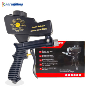 Stable Performance Gravity <b>Sandblaster</b> Gun Low Air Consumption For Metal Derusting Continuous Processing Line Surface Treatment - Product Image 4