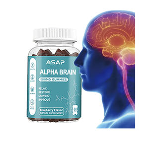 OEM Brain Memory Gummies Fabricante Mejorar la memoria Suplemento Natural Alpha Brain Gummies - Product Image 1