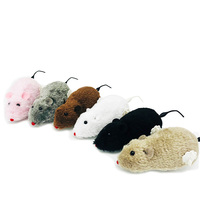 Souris en peluche réaliste et amusante, jouet pour animaux de compagnie, sans piles, soulage l'ennui pour les chats, les chiens, les animaux de compagnie, les enfants