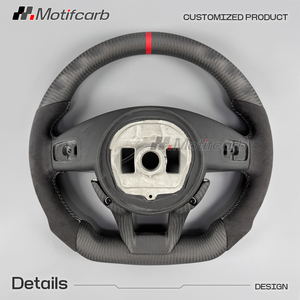 Volant personnalisé en carbone mat pour Mercedes-Benz Classe E et Classe C AMG W205 W213 A45 C63 C43 GT S GLA GLC GLE 2015-2018 - Product Image 5