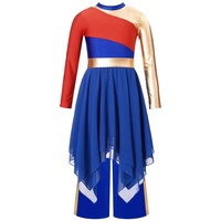 6-16 enfants formation vêtements de danse stage scène danse Performance porter filles louange culte danse Costume robes