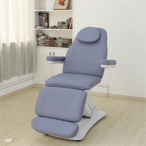 Table de massage électrique professionnelle KISEN pour salon de beauté, 2 moteurs, lit de cils incurvé, fauteuil inclinable, lit de soin du visage, lit de spa - Product Image 5