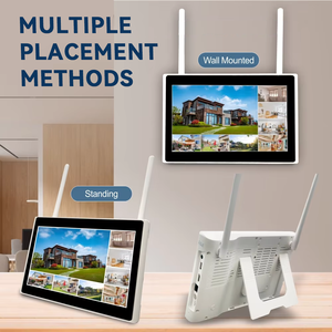 3MP Home <strong>Security</strong> <strong>Cameras</strong> System with 10.1 Inch Monitor Surveillance Kits, CCTV System with 4Pcs Wireless IP <strong>Cameras</strong> - Product Image 4