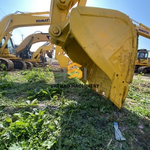 Excavatrice sur chenilles Komatsu PC200 d'occasion, durable, d'origine importée, pour les travaux de terrassement et de construction intensifs - Product Image 2