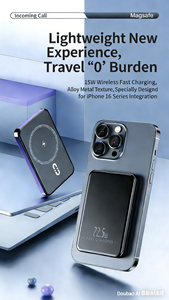 Power Bank Ultra Sottile con Ricarica Wireless, Mini Caricabatterie Portatile 5000mAh 3-in-1, Prodotto di Tendenza 2026 - Product Image 6