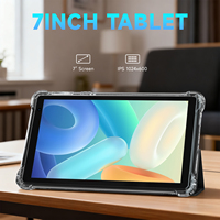 جهاز لوحي محمول بشاشة 7 بوصة، ذاكرة وصول عشوائي 8 جيجابايت (3 جيجابايت + 5 جيجابايت قابلة للتوسيع)، يدعم 5G وواي فاي، نظام أندرويد، توصيل سريع، سعة تخزين 32 جيجابايت