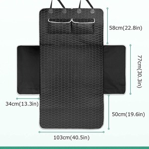 2025 di vendita calda di grandi dimensioni <span class=keywords><strong>universale</strong></span> SUV Cargo <span class=keywords><strong>fodera</strong></span> resistente all'acqua in cotone Oxford copertura per animali domestici tappetino per cani stampa con Design sportivo - Product Image 6