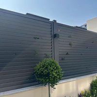 Valla de Aluminio Metálica Plana, Segura y Fácil de Montar, Valla de Malla Metálica para Comunidades de Villas y Uso Residencial