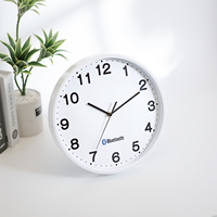 Jam Dinding Analog Quartz Bulat dengan Desain Kontemporer, Warna & Logo yang Dapat Disesuaikan untuk Ruang Tamu