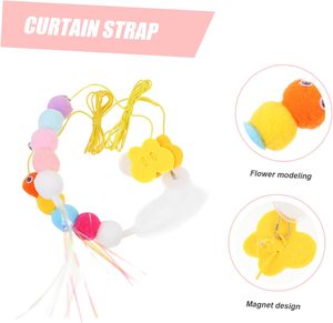 Juguete Interactivo Ecológico para Gatos Zenidoo, Disco Adhesivo con Varita Elástica para Gatitos, Hecho con Plumas, 1.8m - Product Image 6