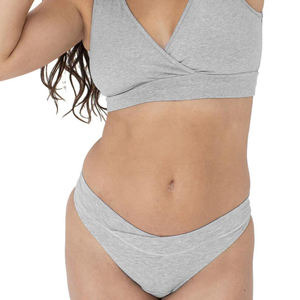 Culotte <span class=keywords><strong>string</strong></span> de maternité en bambou sans couture croisé sexy et confortable meilleur sous-vêtement de <span class=keywords><strong>grossesse</strong></span> sous la bosse doux et respirant - Product Image 6