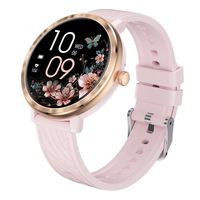 Montre connectée sportive pour femmes 2025 NX27 avec appel Bluetooth, écran AMOLED 1,19 pouce, étanche IP68, suivi de la fréquence cardiaque et de la forme physique