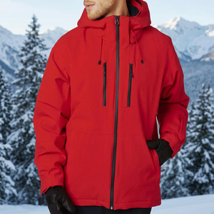 Veste de ski unisexe sur mesure grande taille, fermeture éclair, anti-UV, Rip-Stop, imperméable 10 000 mm, coupe-vent, respirante, en polaire - Product Image 3