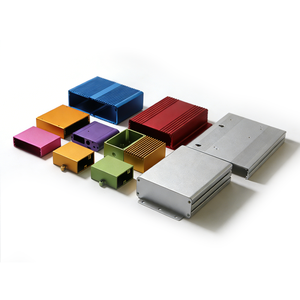 صندوق حاوية مشروع بثق الألومنيوم المؤكسد الصناعي حسب الطلب لـ PCB ، - Product Image 1