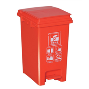 Pedal System Dustbins 30L Wheelie Bins Recycling Containers/square Waste Container