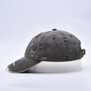 Gorra de Béisbol Bordada Informal Sin Estructura, Gorra de Béisbol Desgastada, Gorra de Béisbol Lavada - Product Image 4