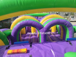Thiết kế mới 70ft dài Inflatable khóa học trở ngại nhà bị trả lại trò chơi cho bên kinh doanh - Product Image 6