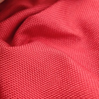 Tissu en nylon PA6 1000D enduit PU, rouge semi-mat, haute résistance à l'abrasion, résistant à l'eau, pour sacs à dos, bagages, équipements et pochettes d'extérieur
