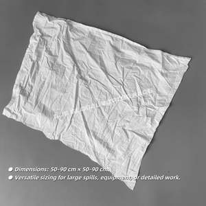 Trapos de algodón blancos recuperados de sábanas, con mínima formación de pelusa, 100 kg, para limpieza de máquinas y uso general - Product Image 3