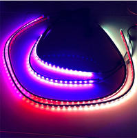 Kit d'éclairage d'ambiance extérieur pour voiture, bande lumineuse LED RGB Magic Color pour châssis, synchronisation musicale via application, télécommande