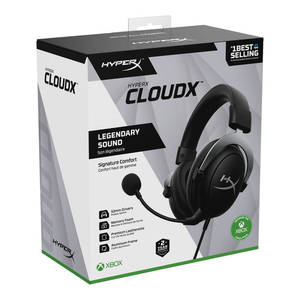 Audífonos Intrauditivos Hyperx Cloudx Negros con Cable para PC, Originales 100%, Venta al por Mayor, Audífonos Inalámbricos para Juegos Cloudx - Product Image 2