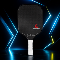 Raquette de pickleball professionnelle légère en fibre de carbone T700, puissance explosive, stabilité, noyau en nid d'abeille professionnel de 16 mm
