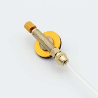 Vanne de gonflage pour réservoir plat extérieur avec tête de convertisseur et tube PU transparent fendu